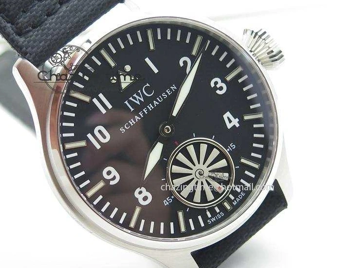 MIROTIME 0104 Big Pilot “Markus Buhler” IW5003 Turbine Movement On Black Strap A Unique 7378